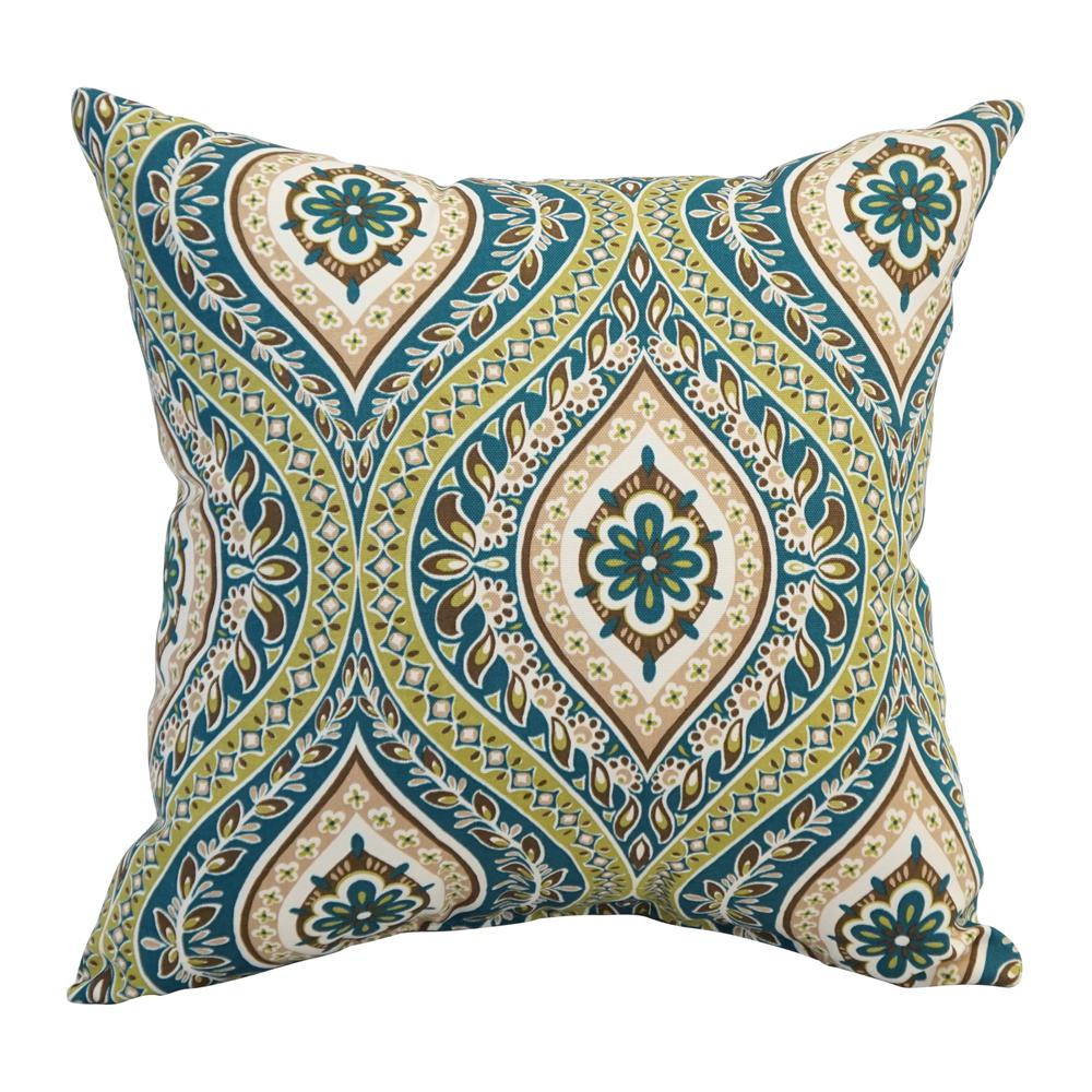 17-inch Square Polyester Outdoor Throw Pillows (Set of 2) 9910-S2-OD-152. Picture 2