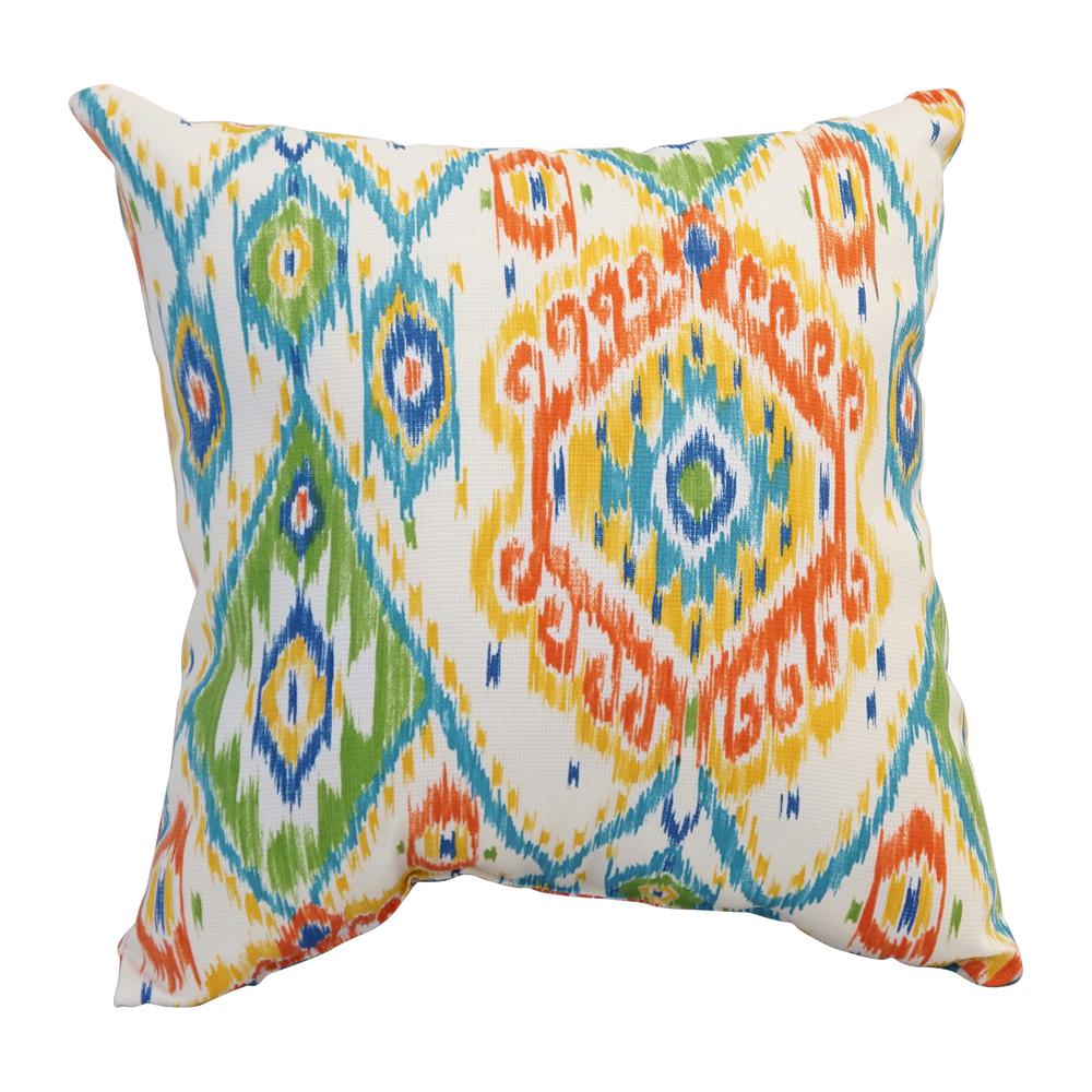 17-inch Square Polyester Outdoor Throw Pillows (Set of 2) 9910-S2-OD-163. Picture 2