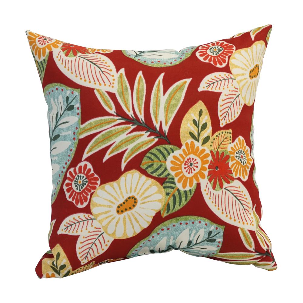 17-inch Square Polyester Outdoor Throw Pillows (Set of 2) 9910-S2-OD-166. Picture 2