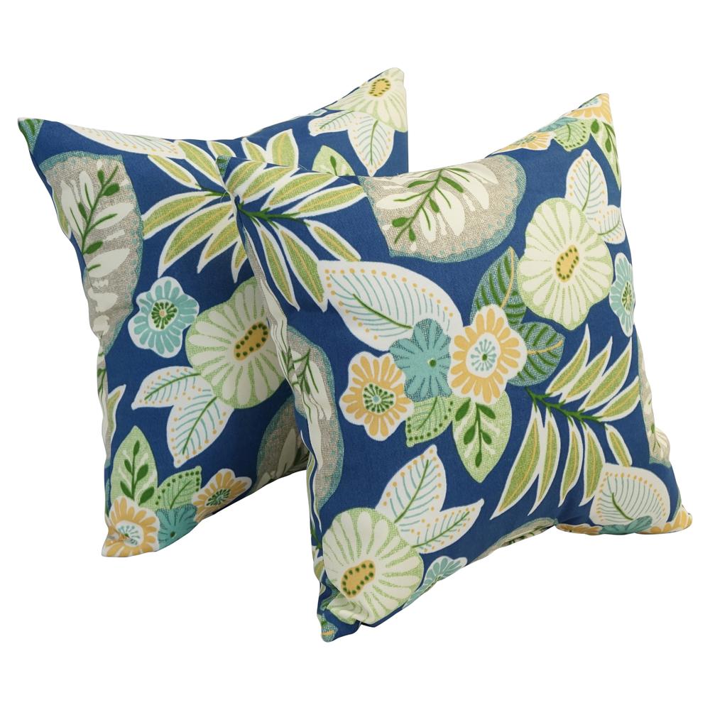 17-inch Square Polyester Outdoor Throw Pillows (Set of 2) 9910-S2-OD-167. Picture 1