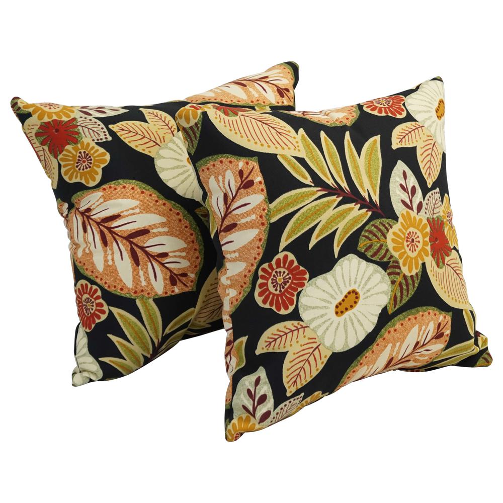 17-inch Square Polyester Outdoor Throw Pillows (Set of 2) 9910-S2-OD-168. Picture 1