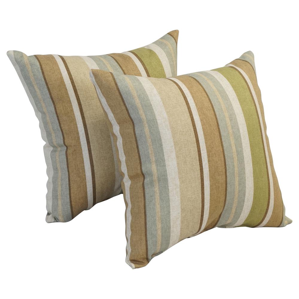 17-inch Square Polyester Outdoor Throw Pillows (Set of 2) 9910-S2-OD-177. Picture 1