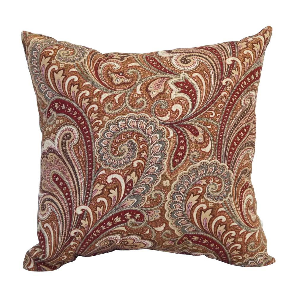 17-inch Square Polyester Outdoor Throw Pillows (Set of 2) 9910-S2-OD-182. Picture 2