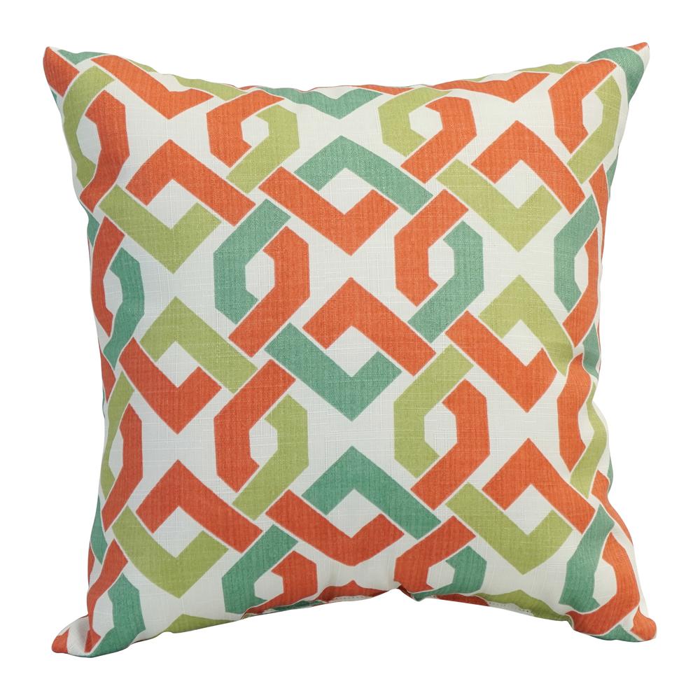 17-inch Square Polyester Outdoor Throw Pillows (Set of 2) 9910-S2-OD-185. Picture 2