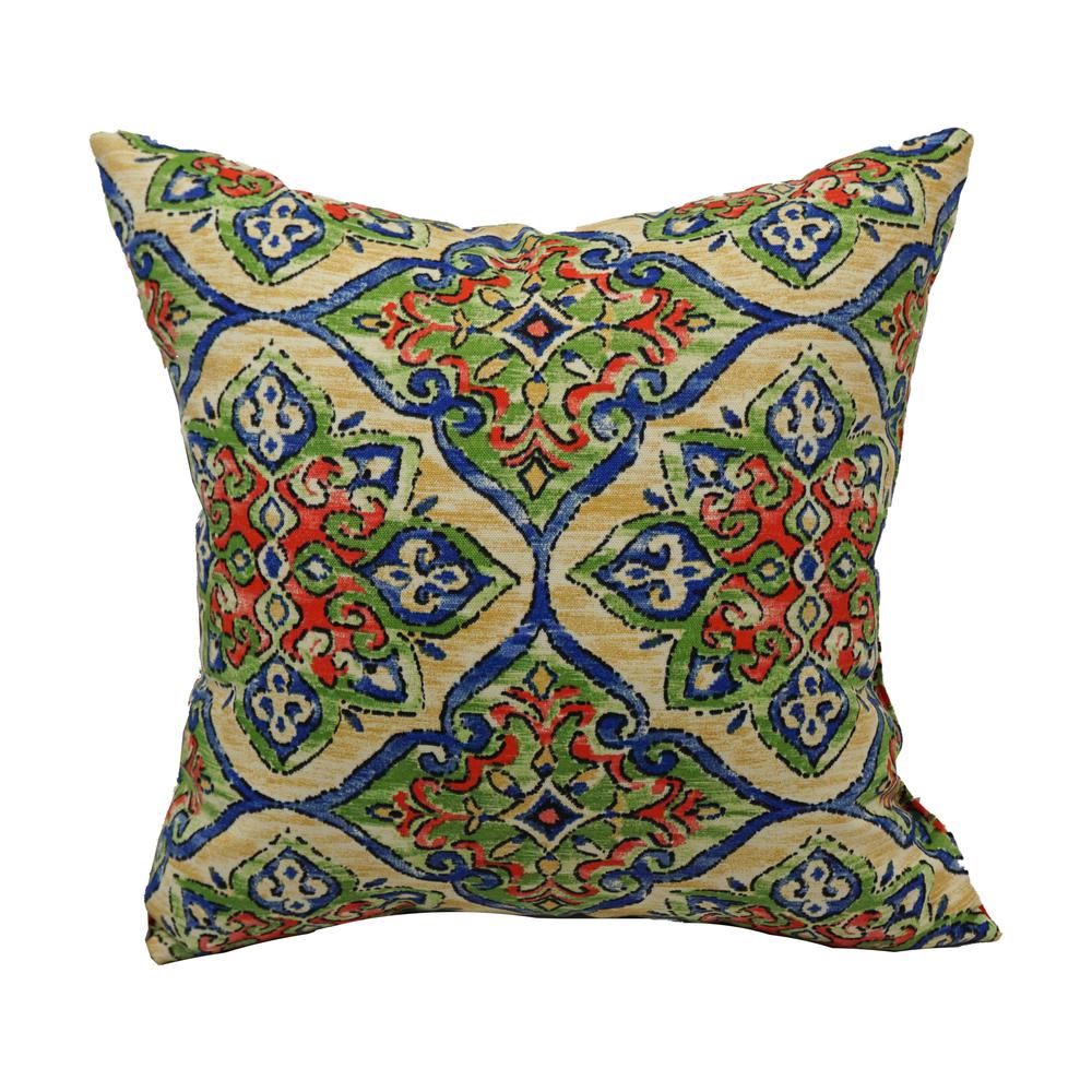 17-inch Square Polyester Outdoor Throw Pillows (Set of 2) 9910-S2-OD-189. Picture 2