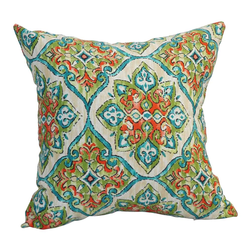 17-inch Square Polyester Outdoor Throw Pillows (Set of 2) 9910-S2-OD-190. Picture 2