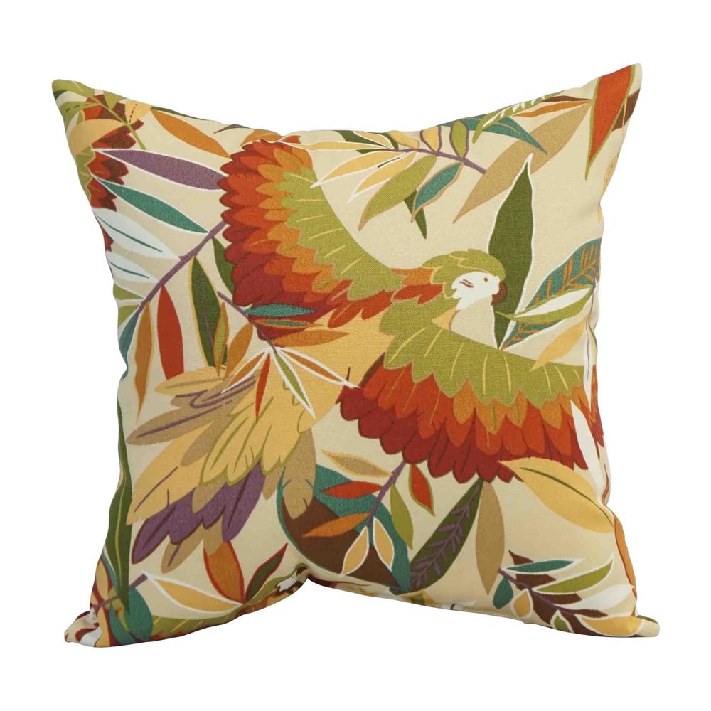 17-inch Square Polyester Outdoor Throw Pillows (Set of 2) 9910-S2-OD-193. Picture 2