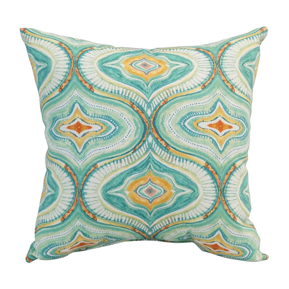 17-inch Square Polyester Outdoor Throw Pillows (Set of 2) 9910-S2-OD-194. Picture 2