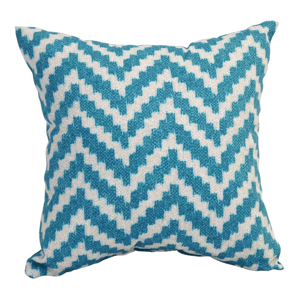 17-inch Square Polyester Outdoor Throw Pillows (Set of 2) 9910-S2-OD-198. Picture 2
