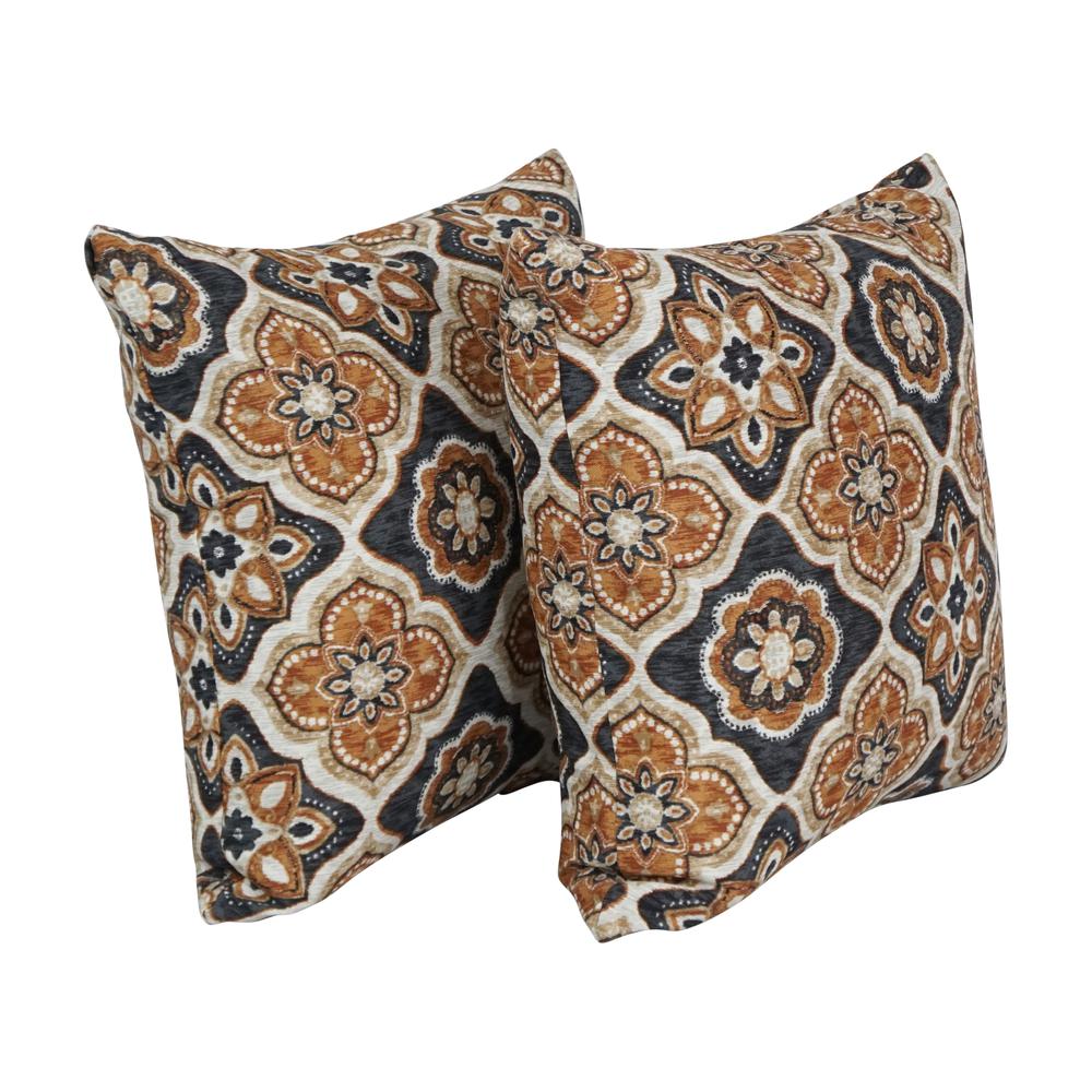 17-inch Square Polyester Outdoor Throw Pillows (Set of 2) 9910-S2-OD-201. Picture 1