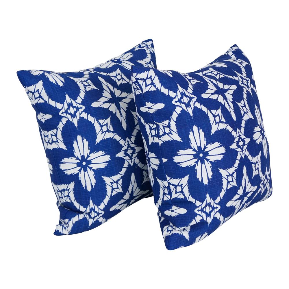 17-inch Square Polyester Outdoor Throw Pillows (Set of 2) 9910-S2-OD-203. Picture 1