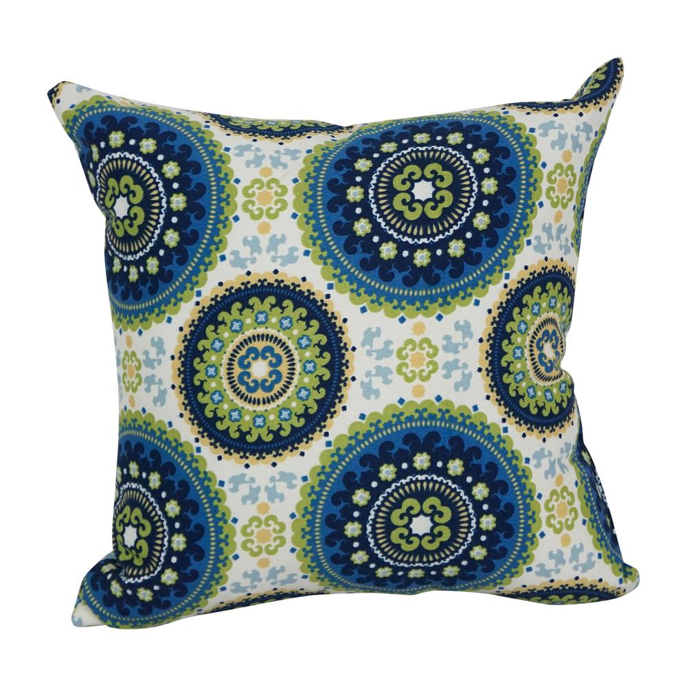 17-inch Square Polyester Outdoor Throw Pillows (Set of 2) 9910-S2-OD-208. Picture 2