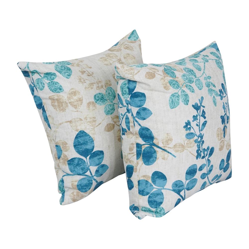 17-inch Square Polyester Outdoor Throw Pillows (Set of 2) 9910-S2-OD-210. Picture 1