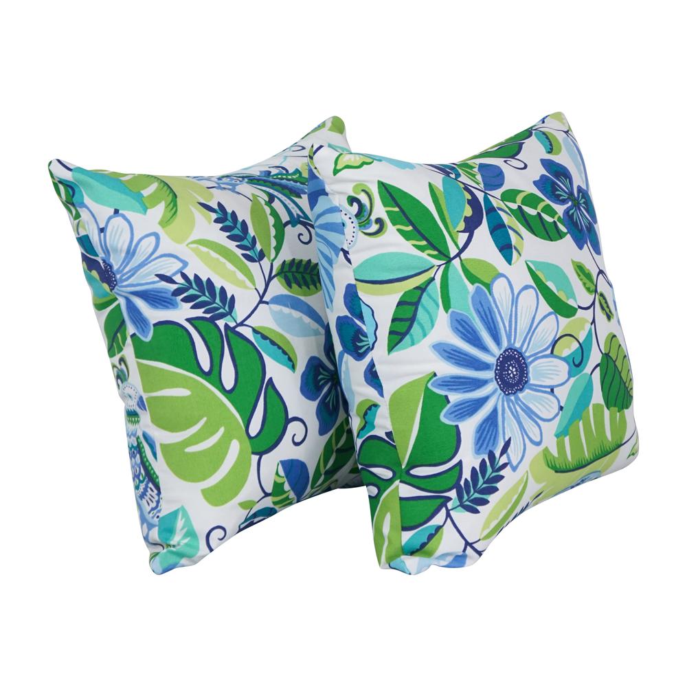 17-inch Square Polyester Outdoor Throw Pillows (Set of 2) 9910-S2-OD-228. Picture 1