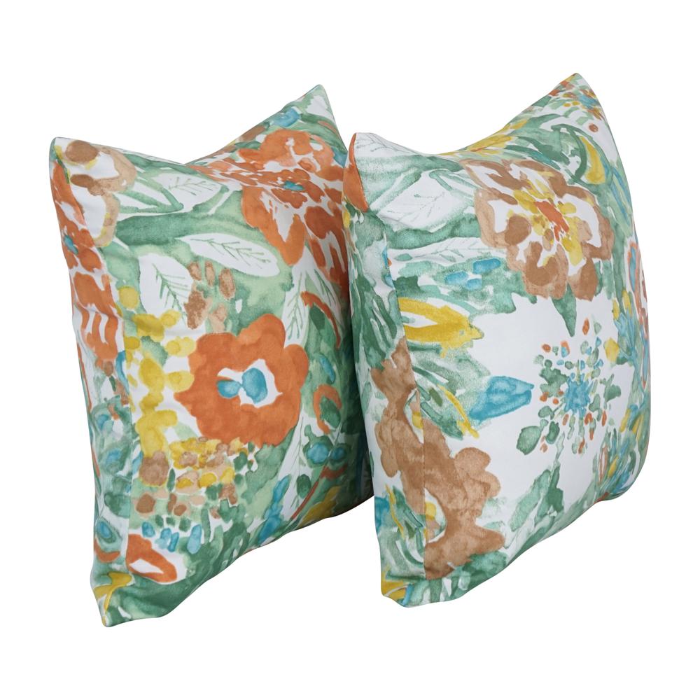 17-inch Square Polyester Outdoor Throw Pillows (Set of 2) 9910-S2-OD-234. Picture 1