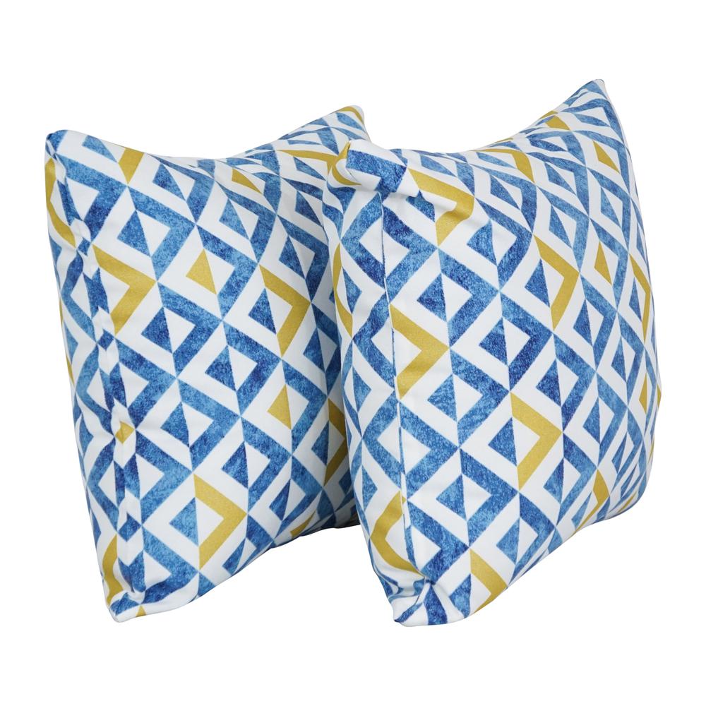 17-inch Square Polyester Outdoor Throw Pillows (Set of 2) 9910-S2-OD-237. Picture 1