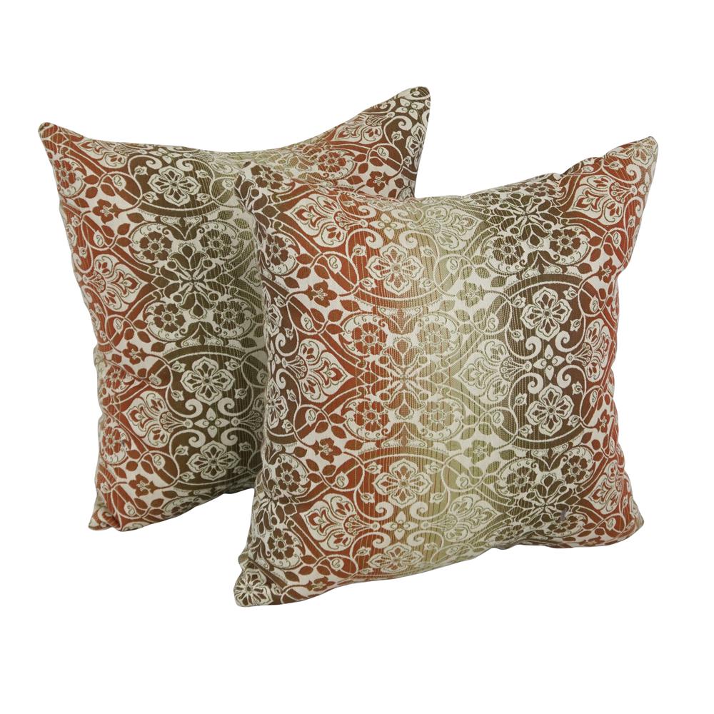 17-inch Square Premium Polyester Outdoor Throw Pillows (Set of 2) 9910-S2-PO-008. Picture 1