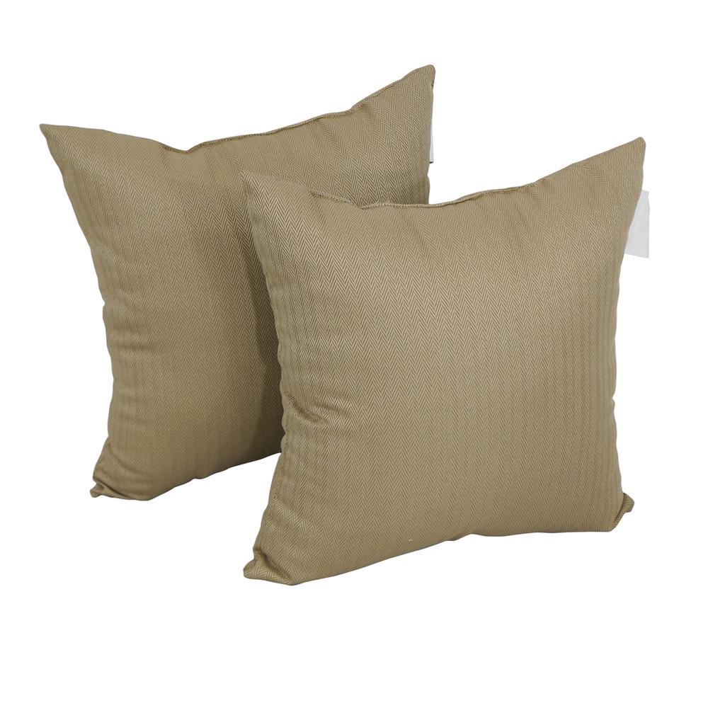 17-inch Square Premium Polyester Outdoor Throw Pillows (Set of 2) 9910-S2-PO-010. Picture 1