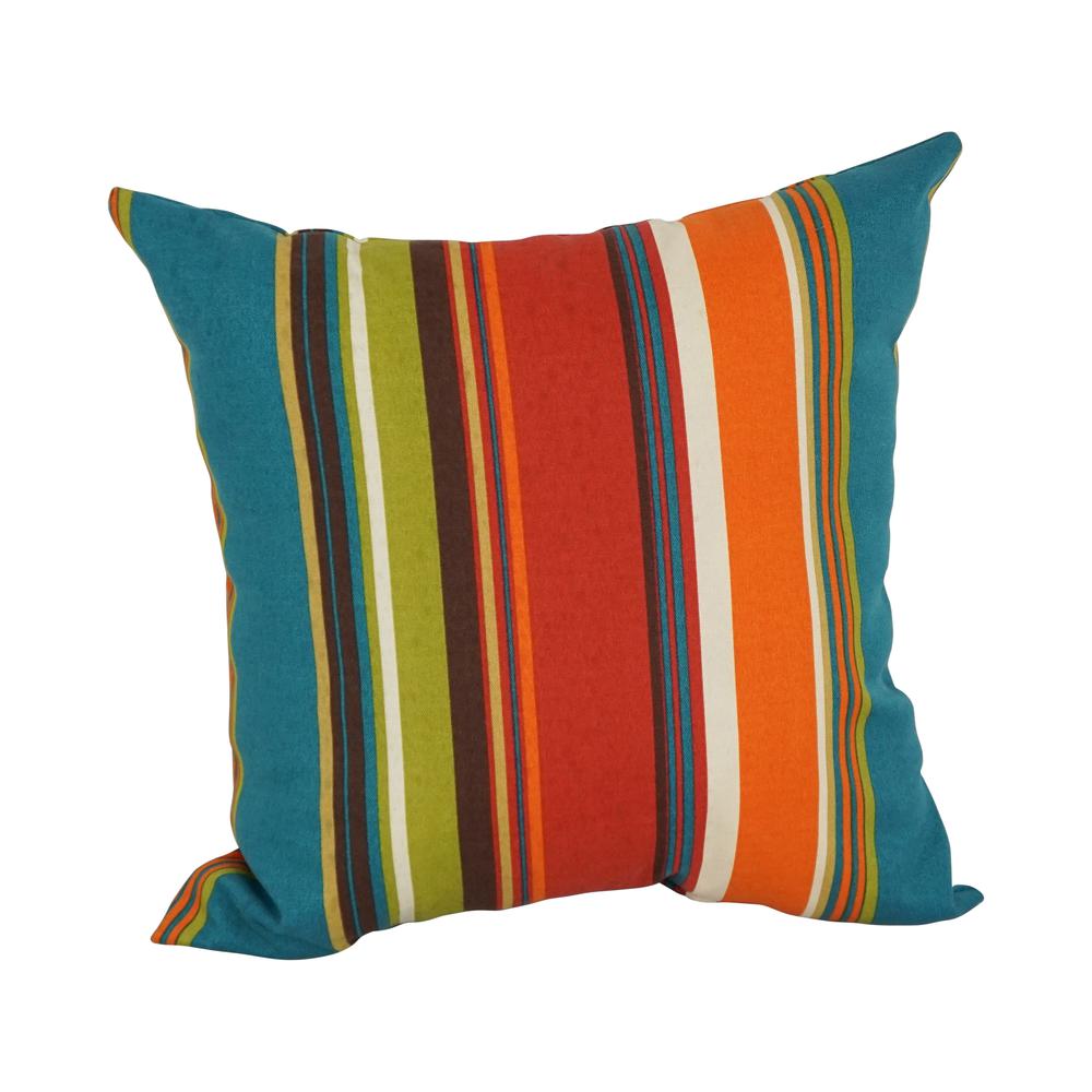 17-inch Square Solid Polyester Outdoor Throw Pillows (Set of 2)  9910-S2-REO-51. Picture 2