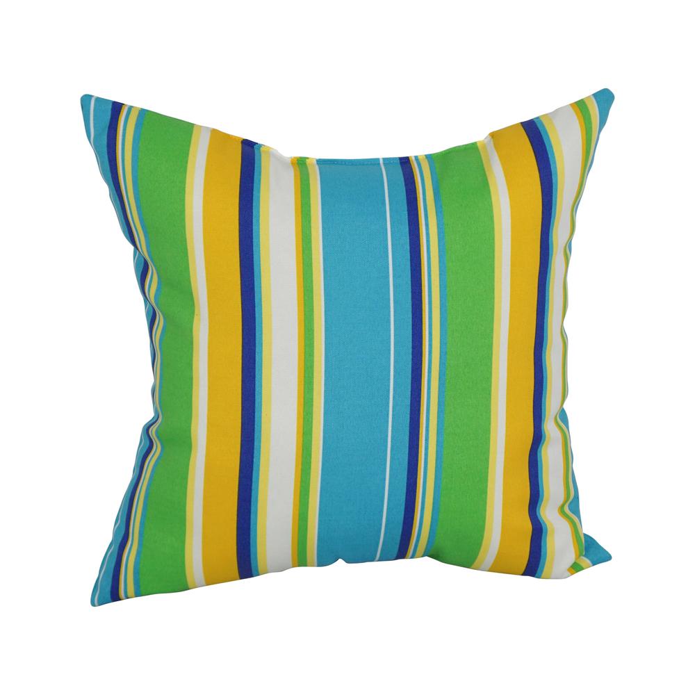 17-inch Square Solid Polyester Outdoor Throw Pillows (Set of 2)  9910-S2-REO-56. Picture 2