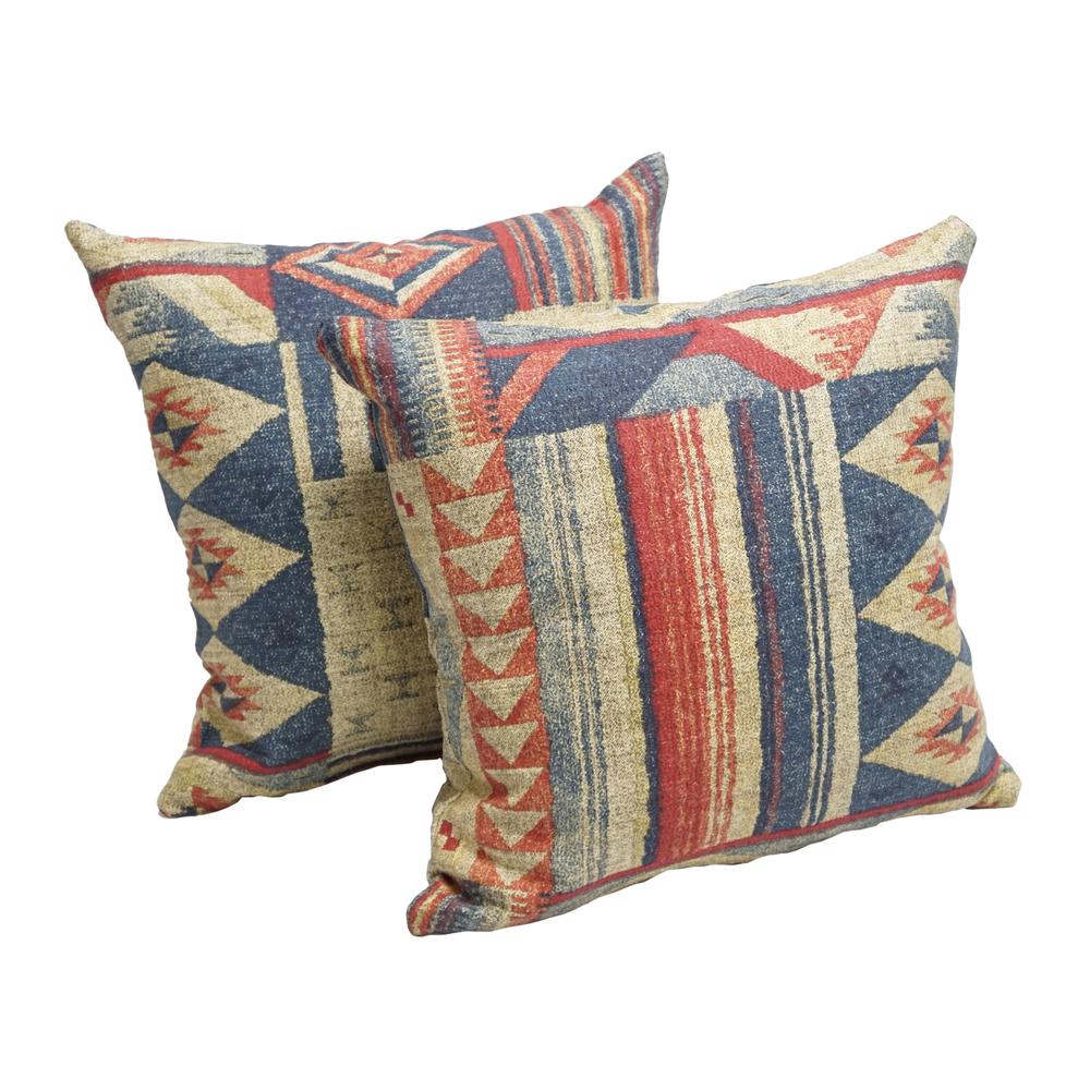 17-inch Tapestry Throw Pillows with Inserts (Set of 2) 9910-S2-ZP-ID-043. Picture 1