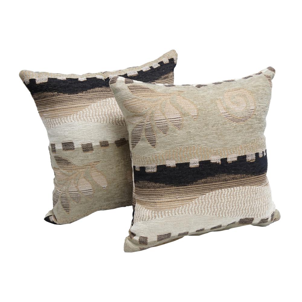 17-inch Tapestry Throw Pillows with Inserts (Set of 2) 9910-S2-ZP-ID-046. Picture 1
