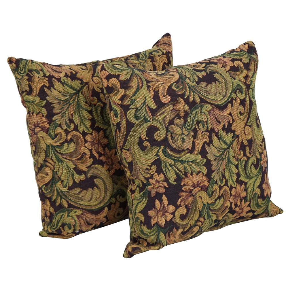 17-inch Tapestry Throw Pillows with Inserts (Set of 2) 9910-S2-ZP-ID-053. Picture 1