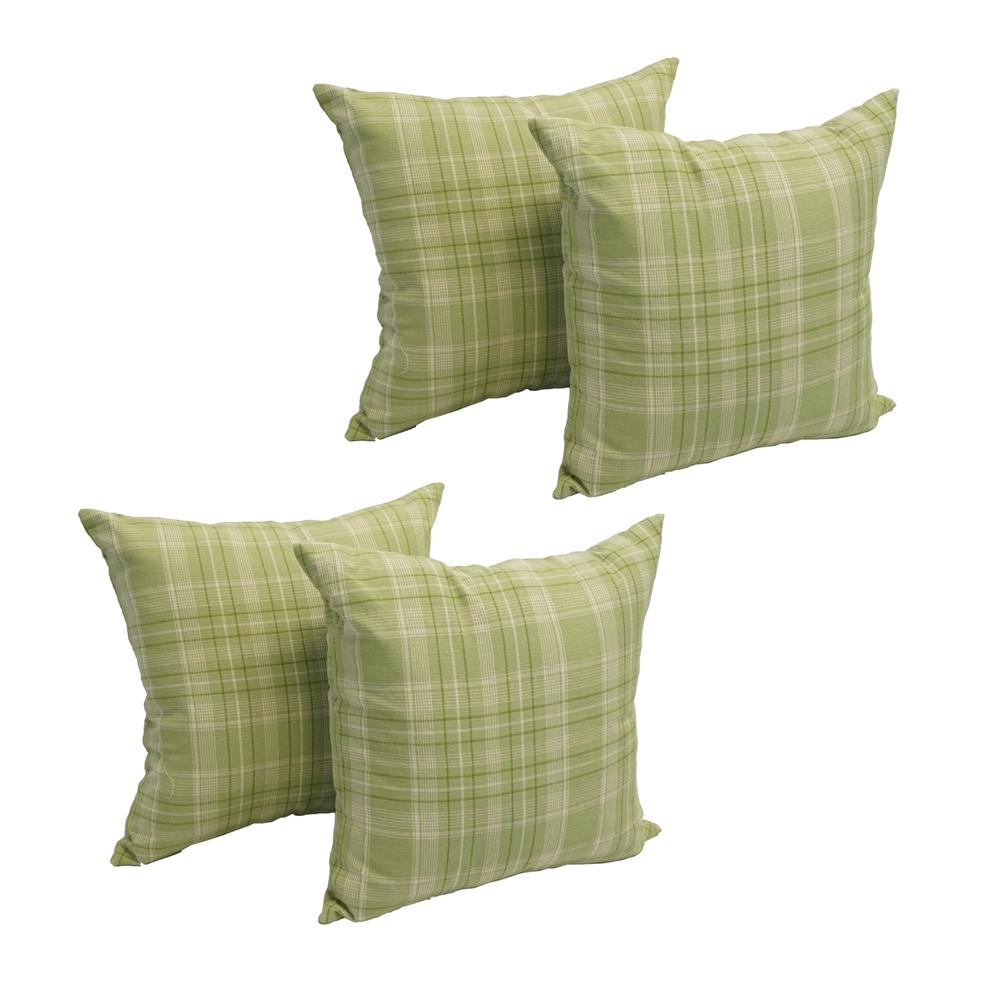 17-inch Jacquard Throw Pillows with Inserts (Set of 4)  9910-S4-ID-001. Picture 1