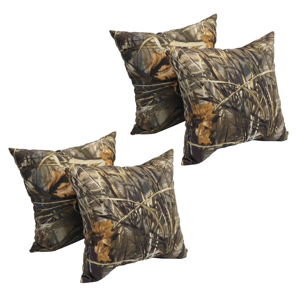 17-inch Jacquard Throw Pillows with Inserts (Set of 4)  9910-S4-ID-007. Picture 1