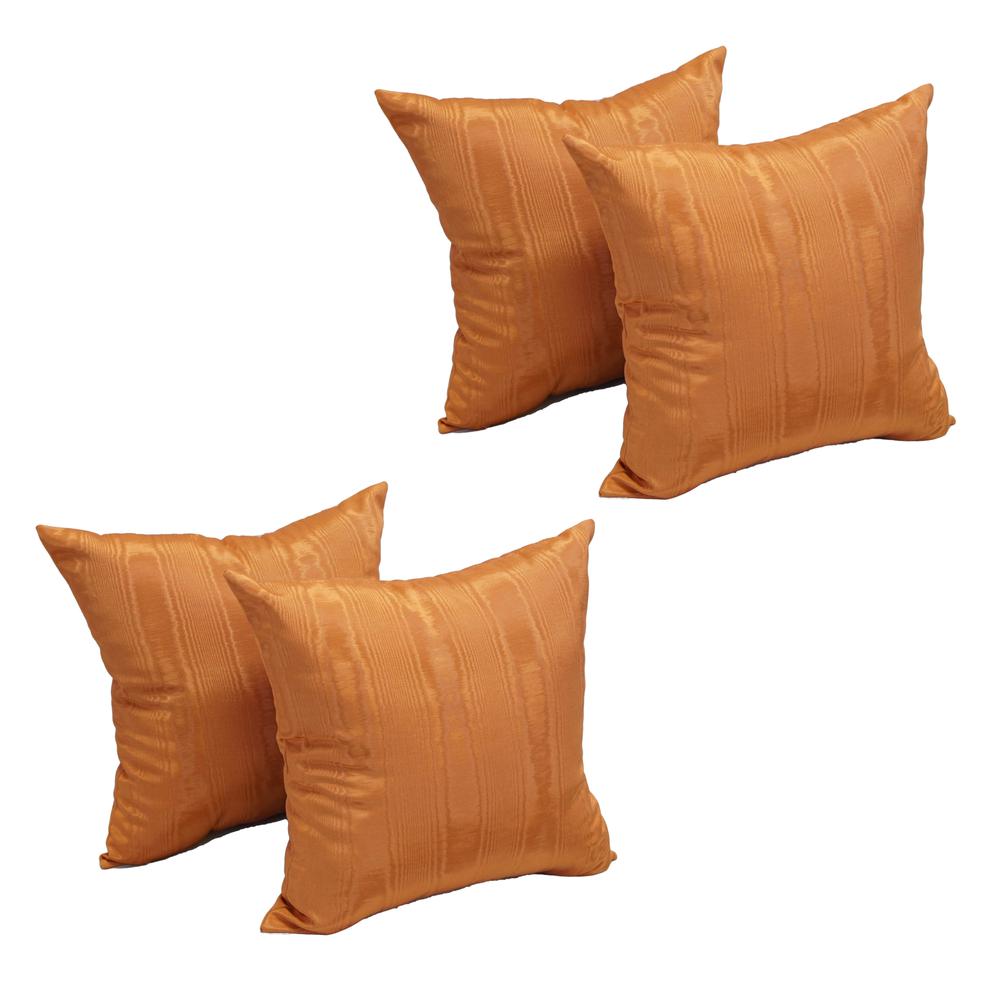 17-inch Jacquard Throw Pillows with Inserts (Set of 4)  9910-S4-ID-023. Picture 1
