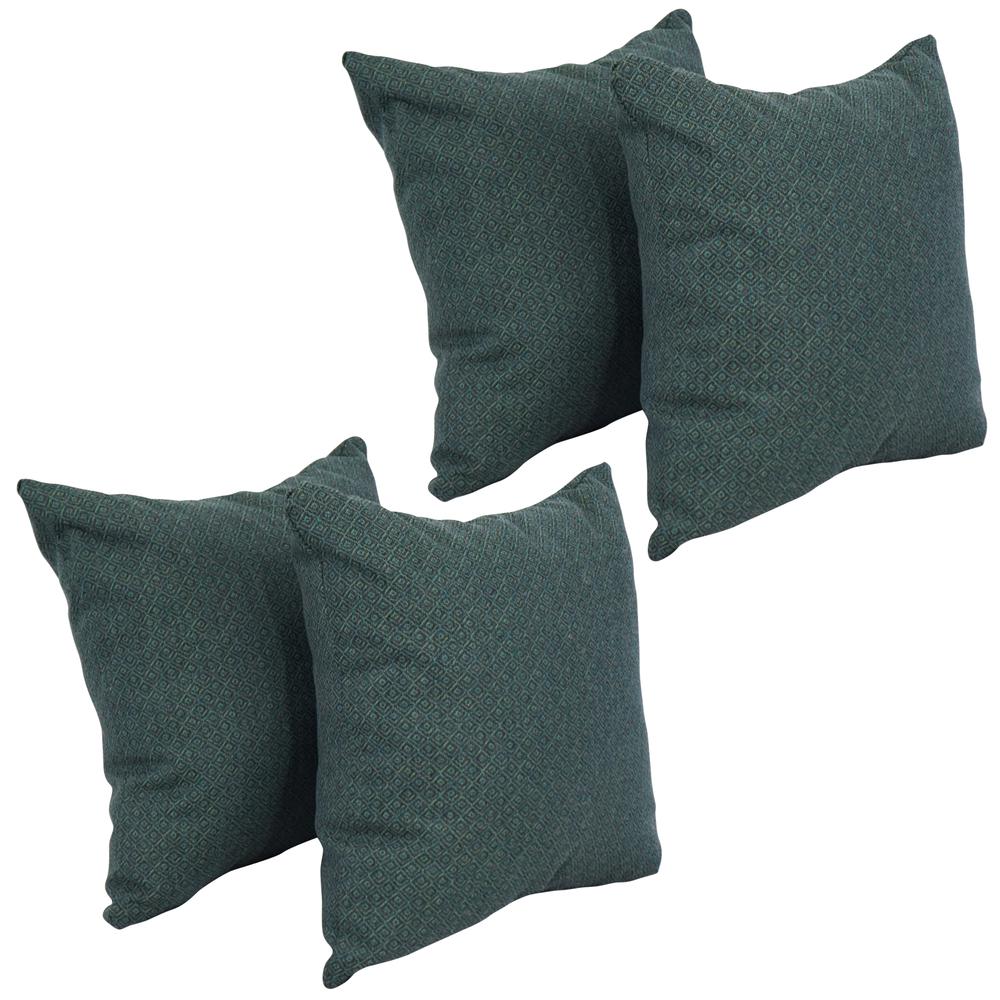 17-inch Jacquard Throw Pillows with Inserts (Set of 4)  9910-S4-ID-098. The main picture.