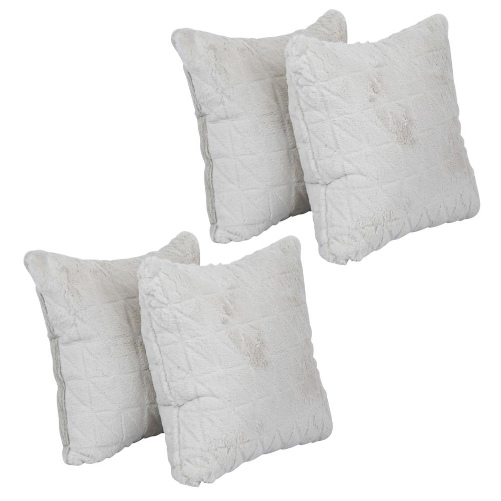 17-inch Jacquard Throw Pillows with Inserts (Set of 4)  9910-S4-ID-159. Picture 1