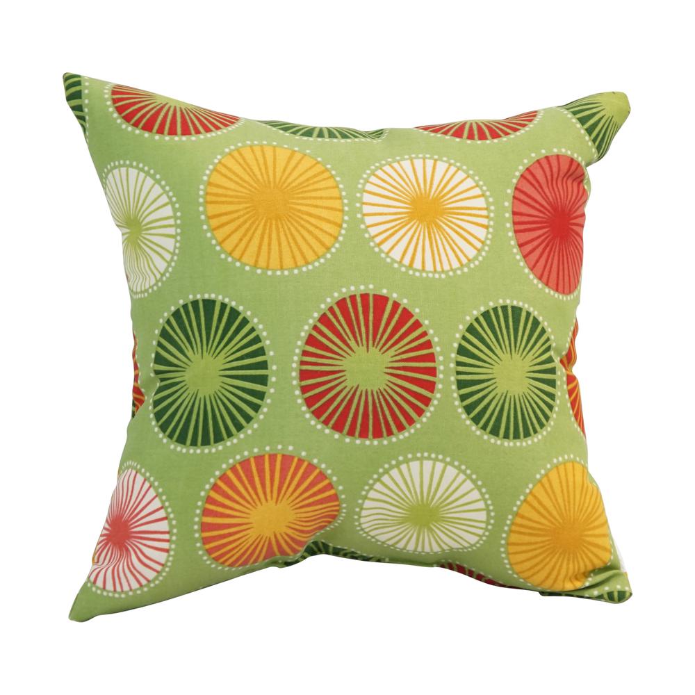17-inch Square Polyester Outdoor Throw Pillows (Set of 4) 9910-S4-OD-127. Picture 2