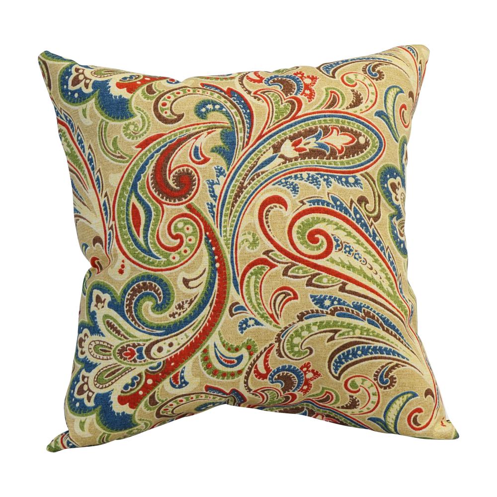 17-inch Square Polyester Outdoor Throw Pillows (Set of 4) 9910-S4-OD-132. Picture 2