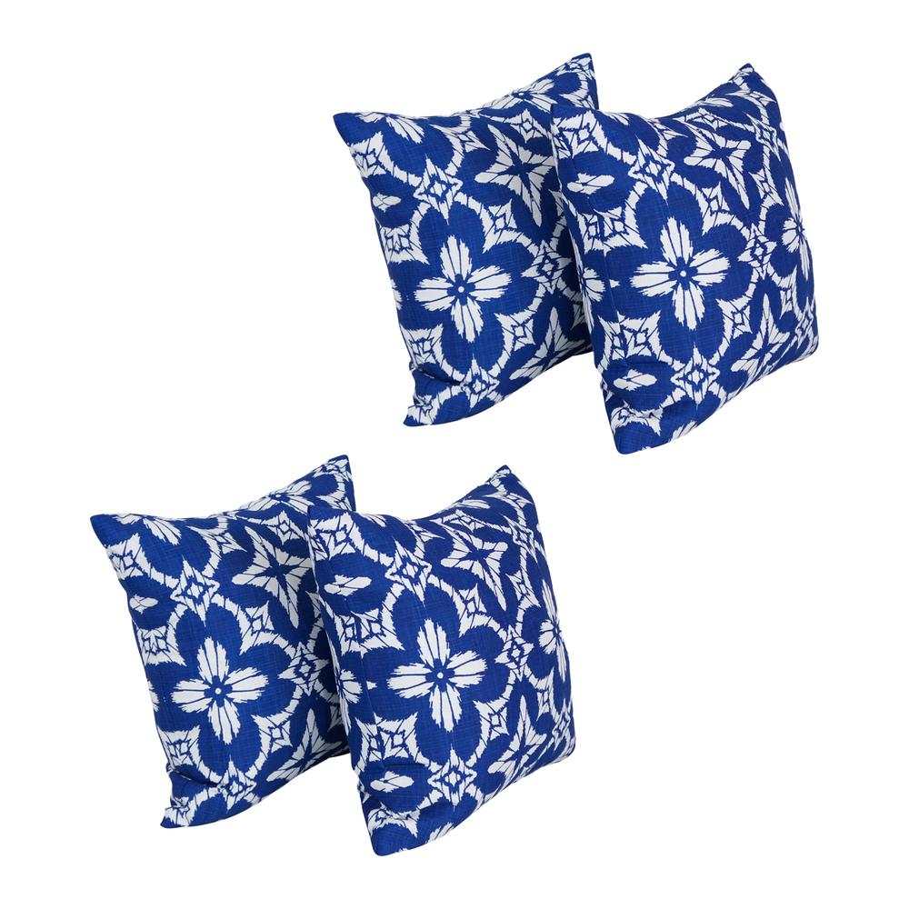 17-inch Square Polyester Outdoor Throw Pillows (Set of 4) 9910-S4-OD-203. Picture 1