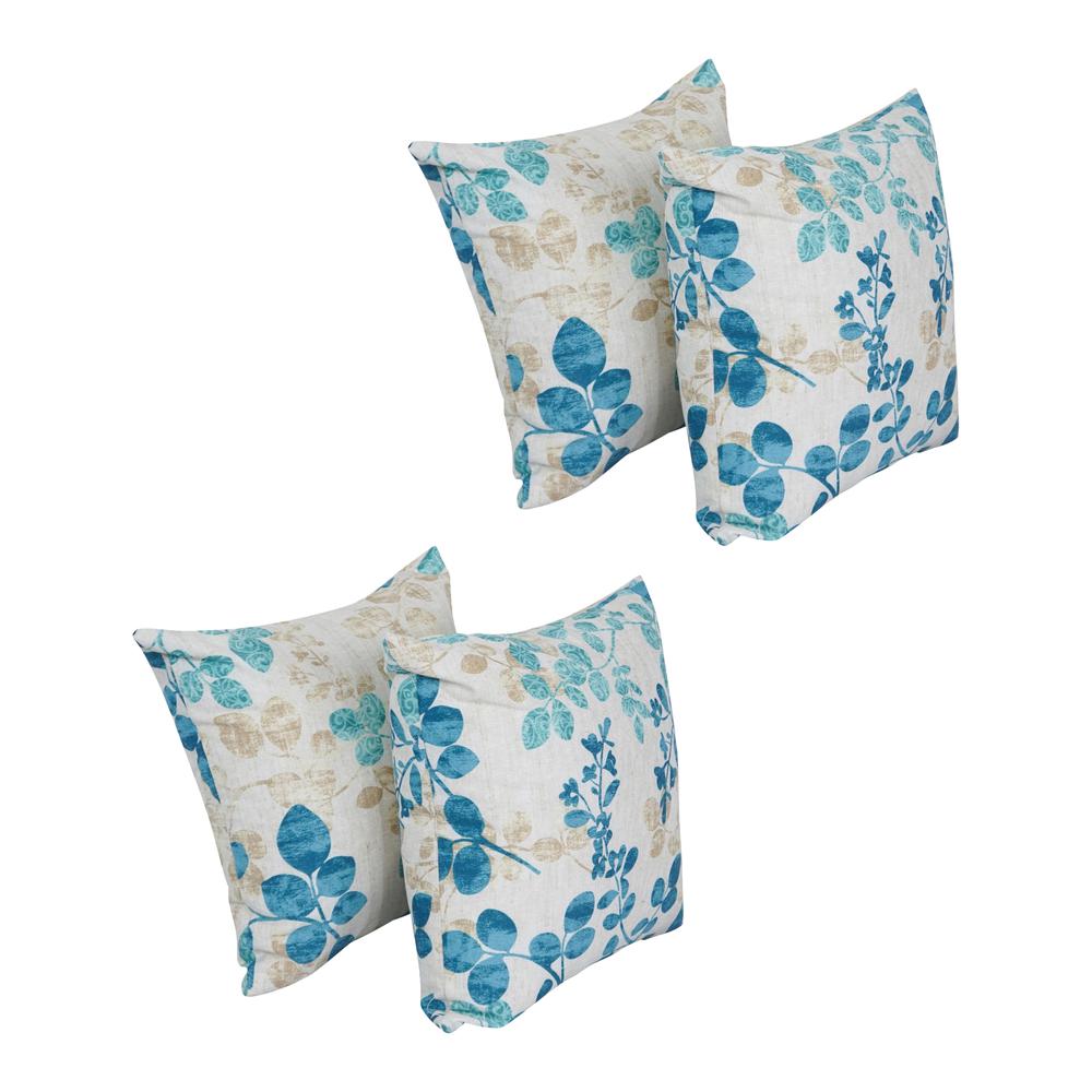 17-inch Square Polyester Outdoor Throw Pillows (Set of 4) 9910-S4-OD-210. Picture 1