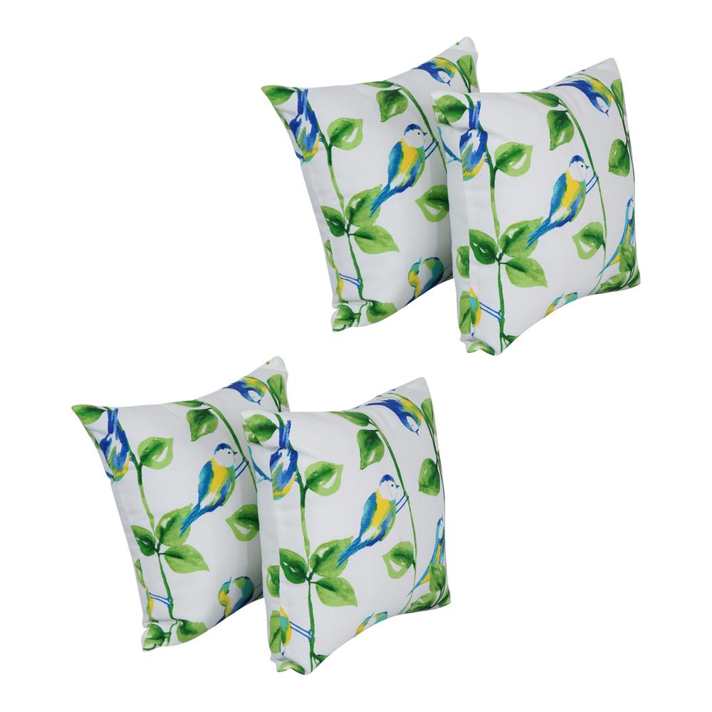 17-inch Square Polyester Outdoor Throw Pillows (Set of 4) 9910-S4-OD-213. Picture 1
