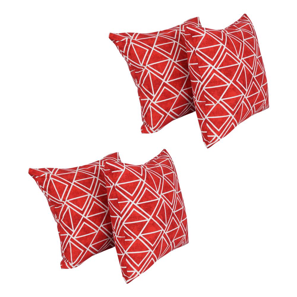 17-inch Square Polyester Outdoor Throw Pillows (Set of 4) 9910-S4-OD-227. The main picture.
