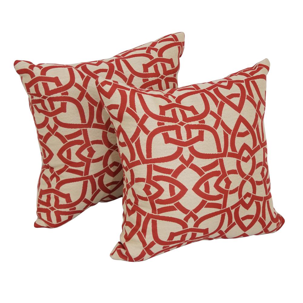 17-inch Square Premium Polyester Outdoor Throw Pillows (Set of 4) 9910-S4-PO-002. Picture 1