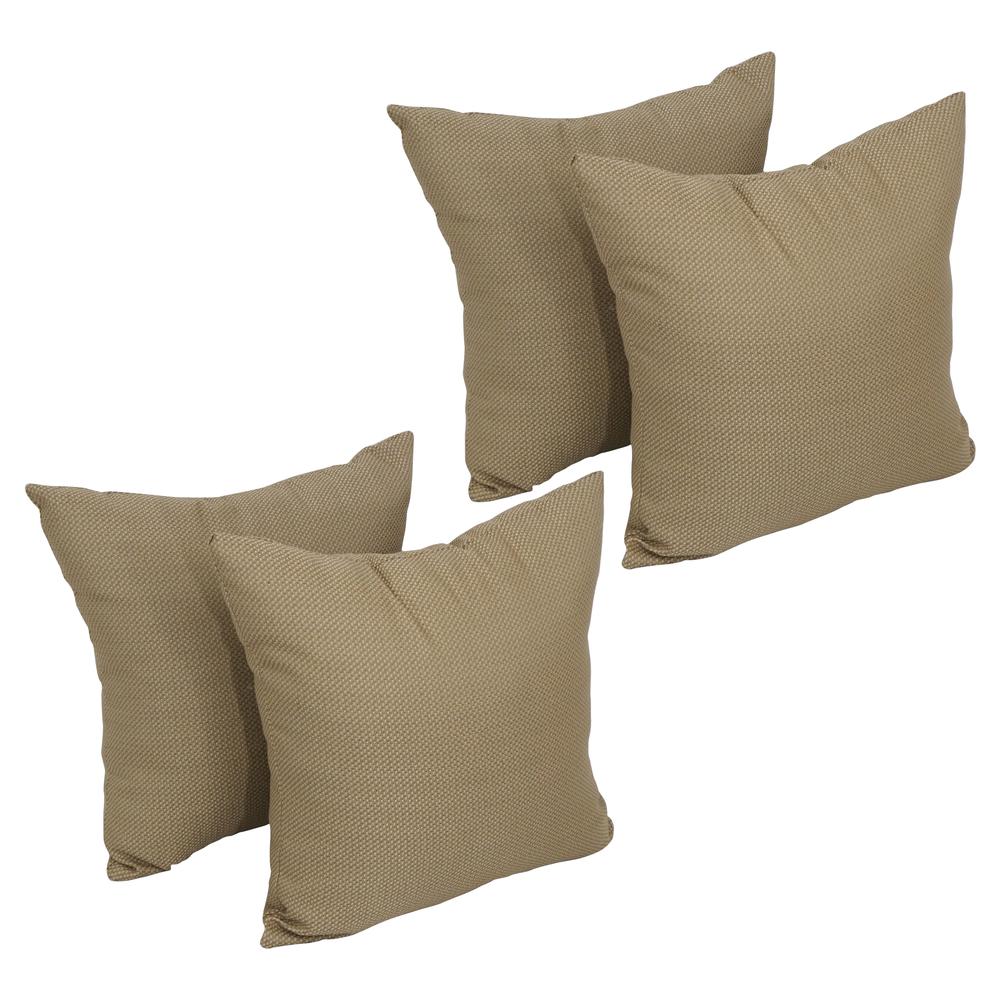 17-inch Square Premium Polyester Outdoor Throw Pillows (Set of 4) 9910-S4-PO-012. Picture 1
