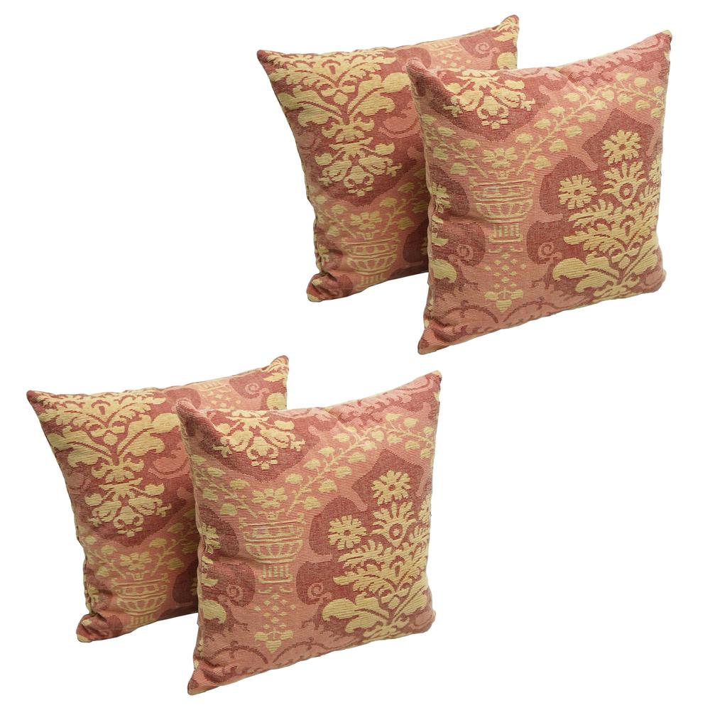 17-inch Tapestry Throw Pillows with Inserts (Set of 4) 9910-S4-ZP-ID-040. Picture 1