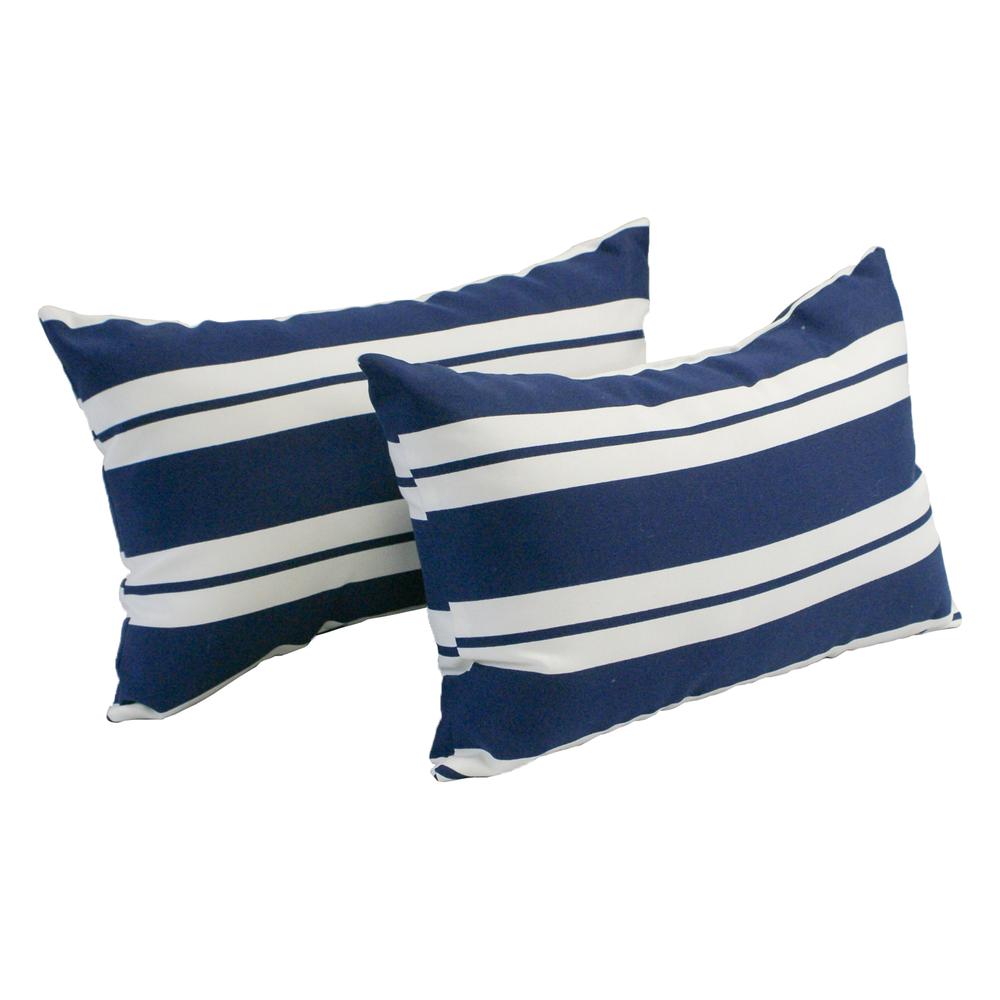 12-inch by 20-inch Rectangular Outdoor Throw Pillows (Set of 2)  9911-S2-CO-JO18-13. Picture 1