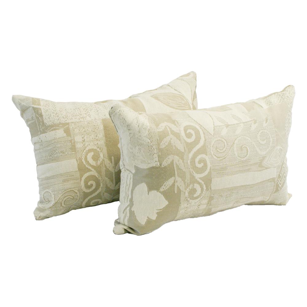 12-inch by 20-inch Rectangular Indoor Throw Pillows (Set of 2)  9911-S2-ID-049. Picture 1