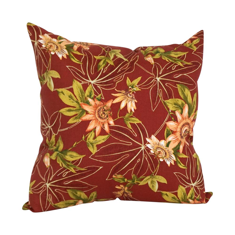 Outdoor Patterned Spun Polyester 25-inch Jumbo Throw Pillows (Set of 2) 9913-S2-REO-16. Picture 2