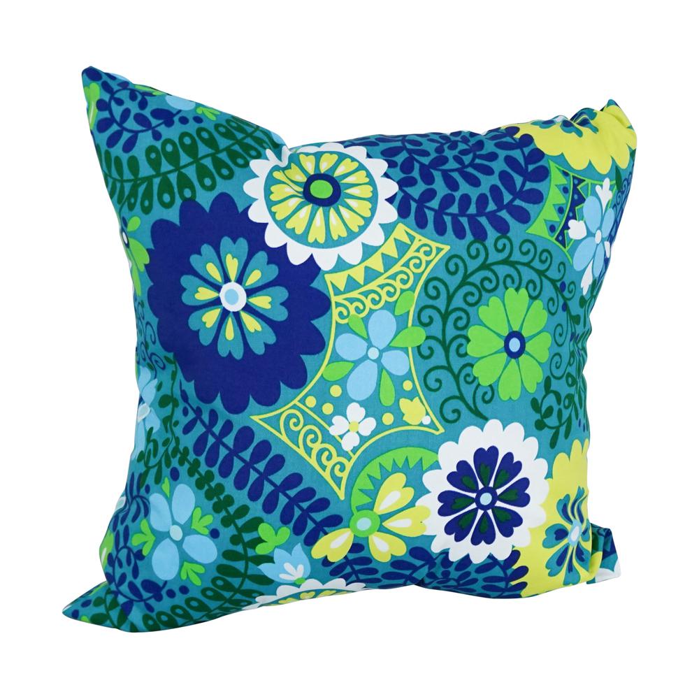Outdoor Patterned Spun Polyester 25-inch Jumbo Throw Pillows (Set of 2) 9913-S2-REO-34. Picture 2