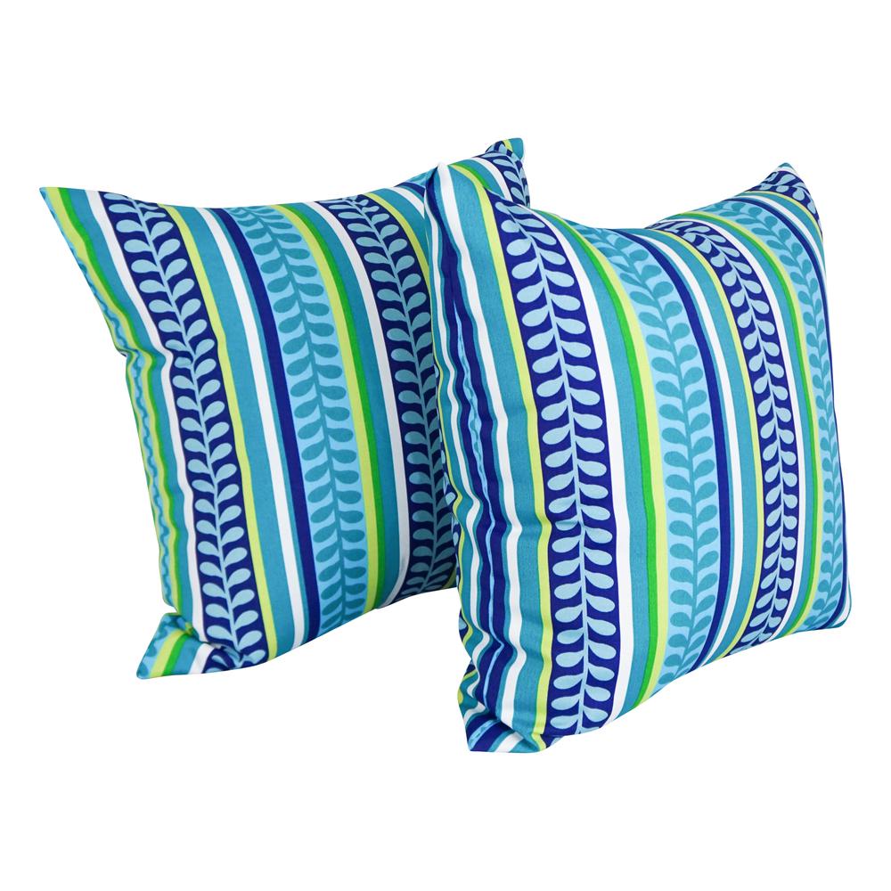 Outdoor Patterned Spun Polyester 25-inch Jumbo Throw Pillows (Set of 2) 9913-S2-REO-35. Picture 1