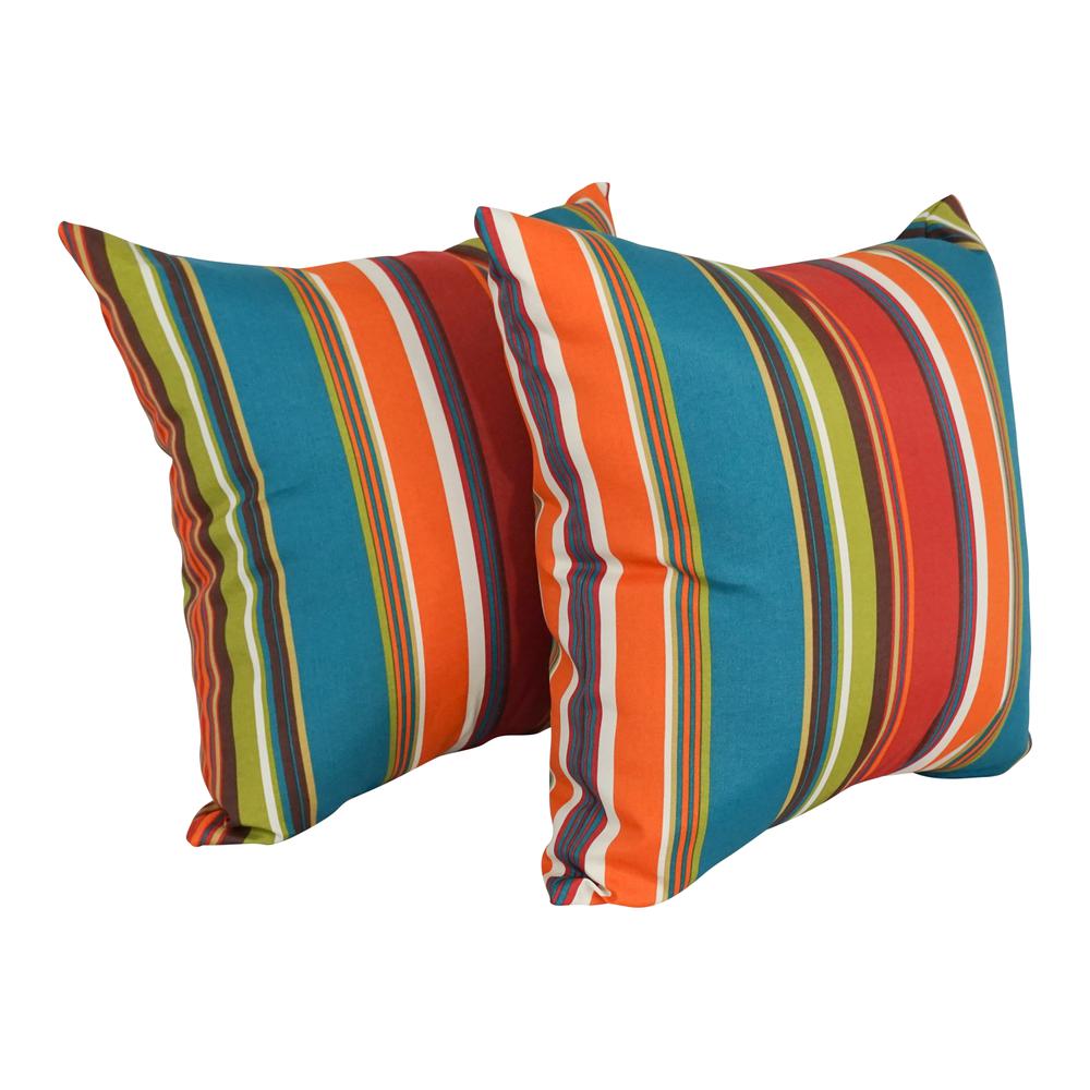 Outdoor Patterned Spun Polyester 25-inch Jumbo Throw Pillows (Set of 2) 9913-S2-REO-51. Picture 1