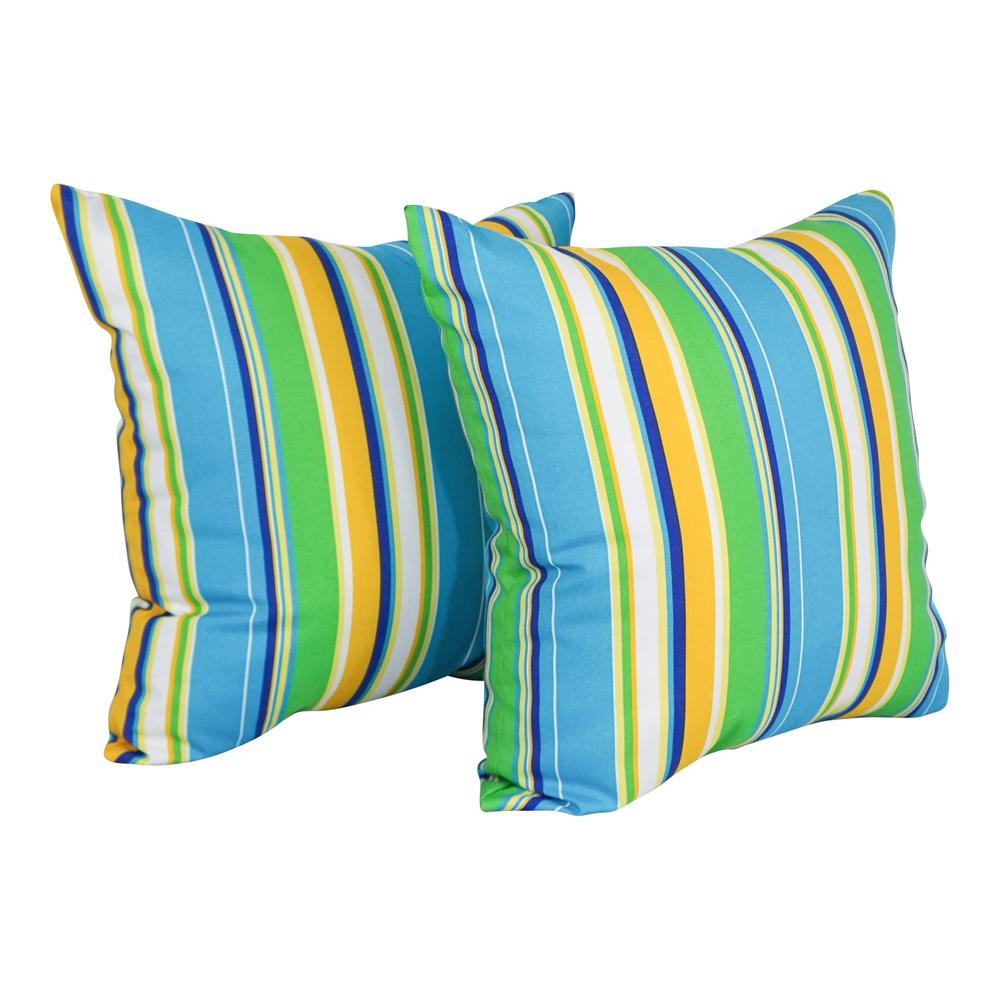 Outdoor Patterned Spun Polyester 25-inch Jumbo Throw Pillows (Set of 2) 9913-S2-REO-56. Picture 1