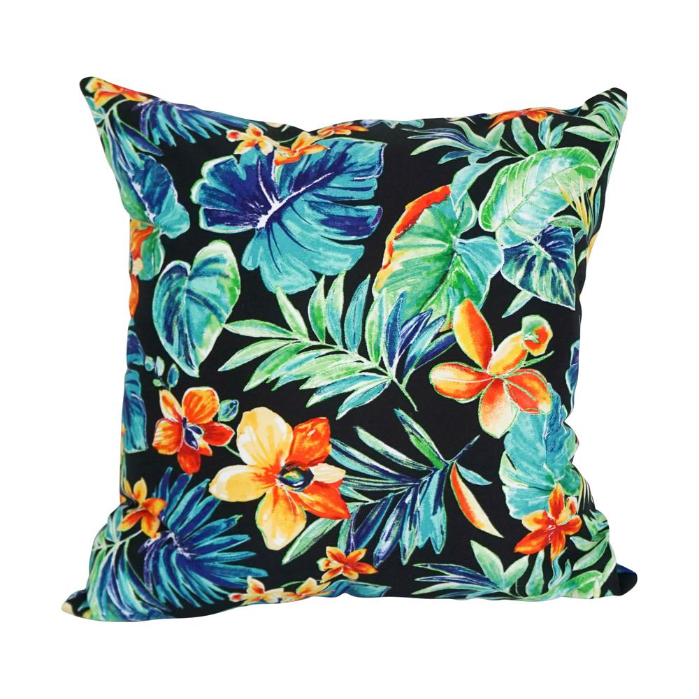 Outdoor Patterned Spun Polyester 25-inch Jumbo Throw Pillows (Set of 2) 9913-S2-REO-62. Picture 2