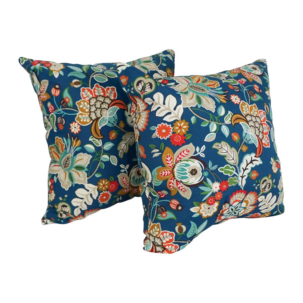 Outdoor Patterned Spun Polyester 25-inch Jumbo Throw Pillows (Set of 2) 9913-S2-REO-64. Picture 1